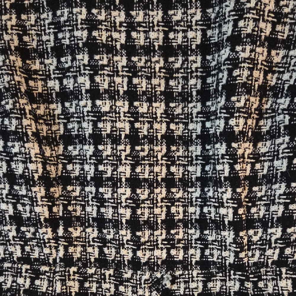 Donna Karan Monochrome Checkered Midi Dress - Picture 3 of 6